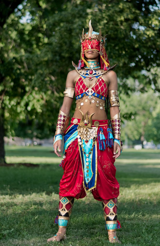 cosplay of a siren cosmetic from diablo iv